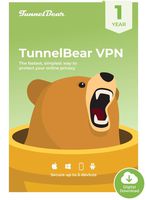 TunnelBear VPN|Wifi and Internet Privacy|5 Devices|Unlimited Data|1 Year [PC Online code]