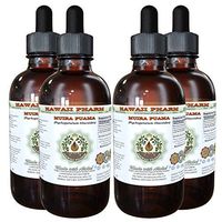 Muira Puama Alcohol-Free Liquid Extract, Organic Muira Puama (Ptychopetalum Olacoides) Glycerite Natural Herbal Supplement, Hawaii Pharm, USA 4x4 oz