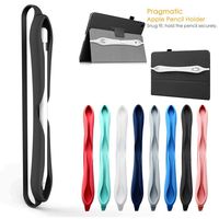 Pencil Case Holder for Apple Pencil,Soft Silicone Drop Proof Impact Protection Carrying Case Sleeve Detachable Pouch Cover for iPad Pro & iPad 6th Gen 2018 Case (Gray)