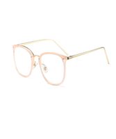 Qmoon Blue Light Filtering Computer Glasses for Blocking UV Headache [Anti Eye Eyestrain] Transparent Lens Gaming Glasses Filter Screen Protection Smart Phones Tablets New Japanese Design (Pink)