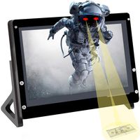 Raspberry Pi 7" Touch Screen Monitor Module, 7 inch IPS Display Portable Touchscreen Computer 1024X600 HDMI Game Monitor for Pi 4/3/2/ Zero/B B+,Support Raspbian Ubuntu Xbox /PS4 /Mac iOS/Win10