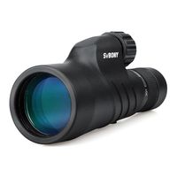 SVBONY SV45 Monocular Telescope 10-30x50 High Power Zoom Waterproof with BaK4 Prism FMC Mini Spotting Scope Bird Watching Hunting Gift for Men Adults