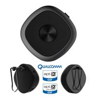 TEEMADE Bluetooth Receiver & Transmitter Adapter with Volume Control,Microphone and Codec Indicator,Latest CSR8675 Chipset with AptX HD for High Definition Audio,AptX Low Latency for TV,Car,Headphone