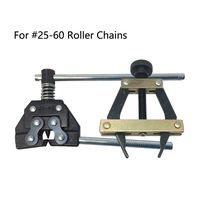 Aobbmok #25-60 Roller Chain Holder Puller&Breaker Cutter #25 35 41 40 50 60 415H 428H 520 530 Tools Kit for Bicycle,Motorcycle Chains Replacements (Carbon Steel)