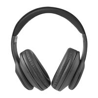 Altec Lansing MZX300-BLK Wireless Over Ear Bluetooth Headphones with Microphone, Black