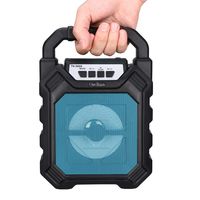 NOMENI Portable Bluetooth Speaker Outdoor Small Player Speaker Power 50W BT4.2 + DER Wireless Portable Multimedia LED Speaker Stand TF Family Dormitory Outdoor Travel Camping Party