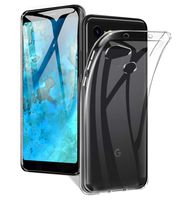 AVIDET Google Pixel 3a Case, Soft Thin Anti-Scratch Cover TPU Rubber Gel Shock-Absorption Bumper Compatible for Google Pixel 3a (Clear)