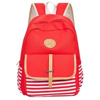 DDKK backpacks Upgraded Canvas Women Girls School Backpack Casual Laptop Bag Lightweight Travel Backpack Shoulder Bookbags