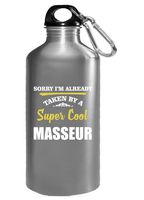 Sorry I'm Taken By Super Cool Masseur - Water Bottle
