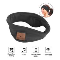 Bluetooth Headband Sweatband with Wireless Headphone Headset Speaker Mic Handsfree Music Call for Outdoor Indoor Sports Gym Exercise Running Yoga Dancing Camping Gift Men Women Boys Girls