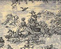 Black French Toile On Light Tan Gift Wrapping Tissue Paper for Art DIY Crafts in Bulk # 525~10 Large Sheets Size 20" x 30"