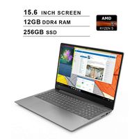 2020 Lenovo Ideapad 330s 15.6 Inch Business Laptop, AMD Quad-Core Ryzen 5 2500U up to 3.6GHz, AMD Radeon Vega 8, 12GB DDR4 RAM, 256GB SSD, WiFi, Bluetooth, HDMI, Webcam, Windows 10, Grey