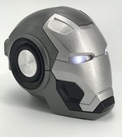 R Noble Iron Man Bluetooth Wireless Speaker Silver