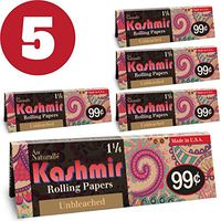 Kashmir Unbleached 1 1/4 Rolling Papers-Made in The USA (5)