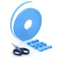 Zip Ties,U-TIMES Nylon Cable Ties For Binding Baggage Cargo,Ultra Long 8 Meters Cable Roll With Connectors - With Scissors - 1 Pcs/Pack