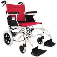 LBYMYB Wheelchair Portable Aluminum Travel Chair Manual Wheelchair Comfortable Light Transport Folding Wheelchair