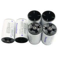 Ruiling 6pcs AA to D Size Battery Converter Portable House Battery Adapter Case