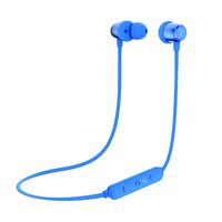 OontZ Angle 3 BudZ Bluetooth Wireless Earbuds - Waterproof Sports Earbuds, Superior Sound with Deep Bass, Noise Cancelling Earbuds with Microphone, 8 Hour Playtime, by Cambridge SoundWorks (Blue)