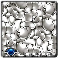 Hydrographics Film - Water Transfer Printing Film - LL-72-21 - Black Swirl - 3.3 ft Film Roll