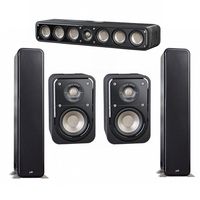 Polk Audio Signature 5.0 System with 2 S55 Tower Speaker, 1 Polk S35 Center Speaker, 2 Polk S10 Surround Speaker