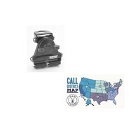 Bundle - 2 Items - Comet Medium Duty Lip Mount - No Coax - NMO and Ham Guides TM Pocket Reference Card