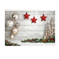 Kaimu Portable Print Christmas Style Collapsible Photography Background For Shooting Party Games & Activities