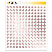 GHS/HazCom 2012: Hazard Class Pictogram Label, Environment Pollutant, 1/2" each (Pack of 1820)