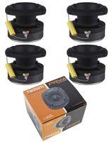 2 Pair PRV Audio TW350Ti Titanium Bullet Pro or Car Super Tweeter 480W 8 ohms