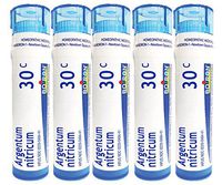 Boiron Argentum Nitricum, 30C (Pack of 5), Homeopathic Medicine Apprehension and Stage Fright