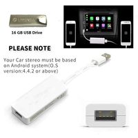 Linkswell Carplay Dongle USB Adapter Smartphone Link Receiver Charger for Android Radio,Navigation System Support Touch and Voice Control Fit for Android and Apple Phone Siri Sintegrate