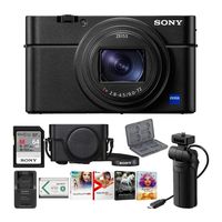 Sony RX100 VI 20.1 MP Premium Digital Camera with VCT-SGR1 Grip and Tripod