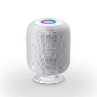 LANMU Silicone Anti-Slip Pad for HomePod, Shockproof Coaster Stand for HomePod,HomePod Accessories (White)