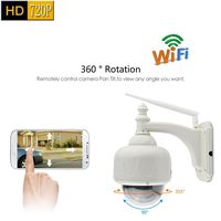 Vstarcam C7833WIP-X4 HD 720P P2P Outdoor Waterproof Wireless IP Camera WiFi Network Night Vision PTZ 4X Digital Zoom Pan/Tilt Onvif CCTV Megapixel Dome IR-Cut Maximum Support 64G TF Card Record