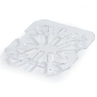 Carlisle 3068907 StorPlus Sixth Size Polycarbonate Drain Shelf, Clear
