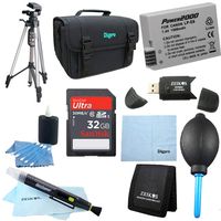 Beach Camera LP-E8 Battery 10 pc Kit 32gb SD Card & Reader 60" Tripod Deluxe Case, Lens Cleaning Kit & Pen, Professional Blower, Memory Card Wallet, Micro Fiber Cloth Canon Rebel T5i T3i T4i T2i