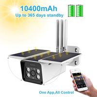 Solar Power Battery Security Camera A9,FUVISION 1080P Security IP CCTV Camera System,IP66 Waterproof,Night Vision,10400mAh Battery,2-Way Audio,Motion Detect and SD Card Slot for Outdoor Surveillance