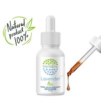 Lavender A60 Alcohol Herbal Extract Tincture, Super-Concentrated Organic Lavender (Lavandula X Intermedia) Dried Flowers (2 fl oz)