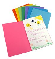Hygloss Products Colorful Blank Books - Books for Journaling, Sketching, Writing & More - Great for Arts & Crafts - 6 Bright, Fun Colors - 8.5 x 11 Inches - 20 Pack