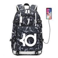 AUGYUESS Basketball Player Star Backpack School Bag Daypack Bookbag Shoulder Bag Laptop Bag