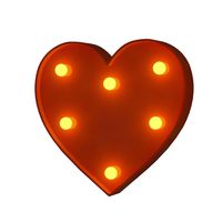 YOUZONE LED Marquee Letters LED Letter Lights Alphabet Light Number 0-9 Up Sign Decoration Letters A - Z Symbol & Heart