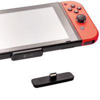 GuliKit Route Air Bluetooth Adapter for Nintendo Switch/ Switch Lite PS4 PC, Dual Stream Bluetooth Wireless Audio Transmitter with aptX Low Latency Connect Your AirPods Bluetooth Speakers Headphones