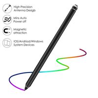 Stylus Pen for Touch Screens, Active Pen Digital Pencil Fine Point Compatible with iPhone iPad and Other Tablets (Black)