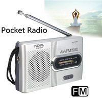 Telescopic Antenna Battery Powered Mini Portable Pocket AM FM Radio Receive Portable Radio