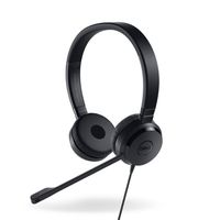 Dell 74J6M Pro Stereo USB Headset, UC350, Black
