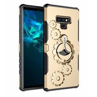 ATRANING Galaxy Note 9 Case,Built-in Kickstand Ring Sport Armband Shockproof Hard Cover for Note 9 (Gold)