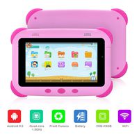 Latest Kids Tablet, 2019 Newest Edition with 2GB RAM Faster Speed, 16GB ROM, GMS Certified Android 9.0 Tablet for Children, Safety Eye Protection IPS Screen, Iwawa Kids apps, Parental Control (Pink)
