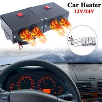 Car Heater - MASO 24V 500W Car Heater Kit High Power Fast Heating Fan Defrost Defogger For Automobile Windscreen Winter
