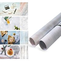 Evanto 22x35Inch 2 Rolls Seamless Background Paper with 4 Patterns for Flat Lay Backdrops, Daily Photos, Desktop Photography, Product Displays, Youtube Video and more