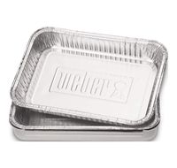 Weber 6415 Small 7-1/2-Inch-by-5-inch Aluminum Drip Pans, Set of 10