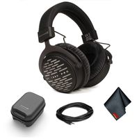 Beyerdynamic DT 1990 Pro Open Studio Headphones with Hard Case and 25ft Headphone Extension Cable